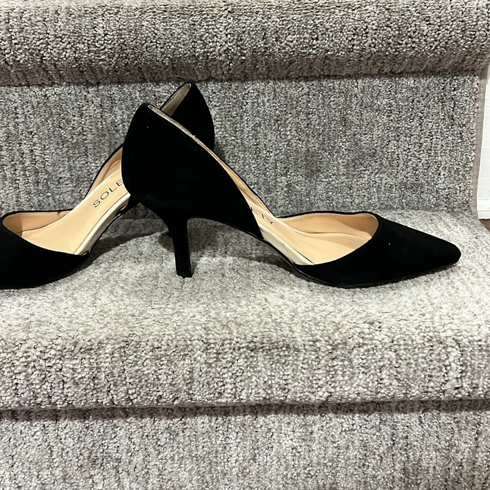 7.5 Suede heels - Picture 2 of 8